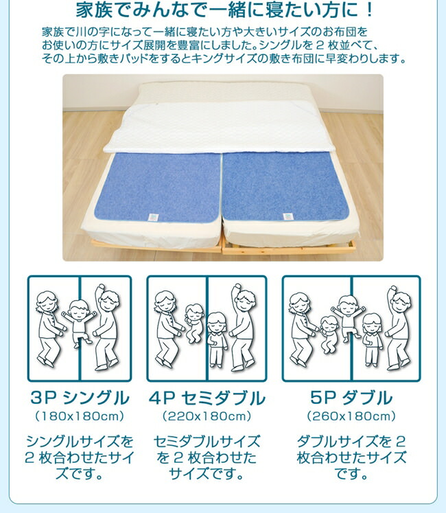 2枚入り】 除湿防ダニ防臭シート 5人用 130×180cm |寝具
