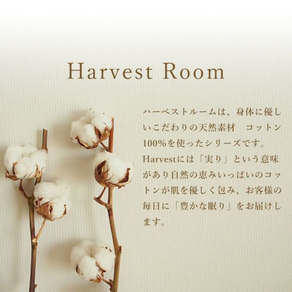 HarvestRoom ハーベストルーム ダブルガーゼ 掛け布団カバー シングル