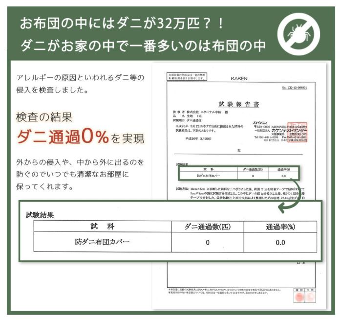 防ダニシーツ 毛ダニ ハウスダスト アレルギー対策 防ダニシート