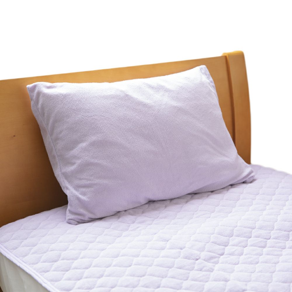 ふんわり柔らかタオル生地の優しい肌触りが心地良い。抗菌素材使用で安心してオールシーズン使える！抗菌加工 枕カバー ピロケース 44 64cm  コットン パイル 綿 100% 天然素材 吸水性 吸湿性 まくらカバー まくら 枕 ピローケース 丸洗い ウォッシャブル ファスナー式