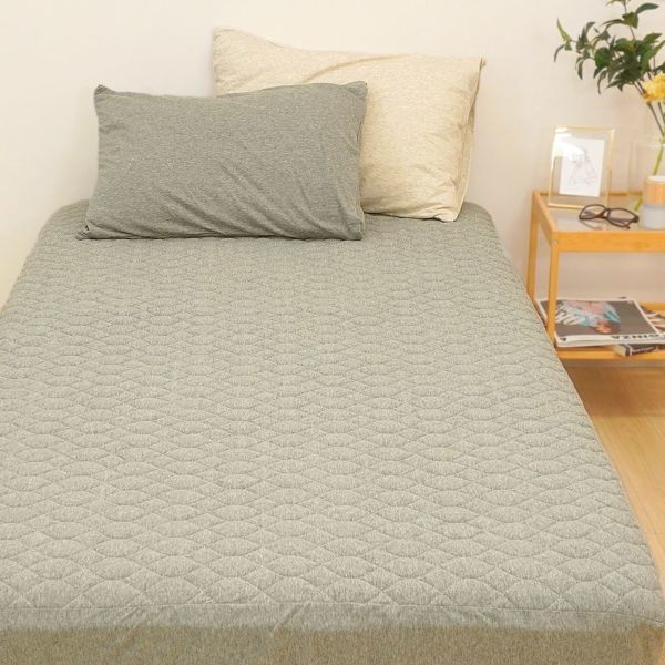天竺ニット パッド一体型ボックスシーツ シングル 100×200×25cm 天竺ニット パッド一体型ボックスシーツ シングル 100×200×25cm
