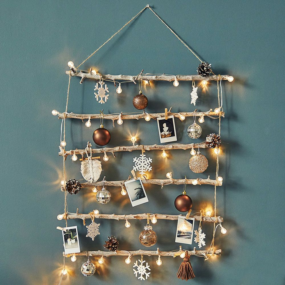 壁掛けツリーアンティークブラウンL