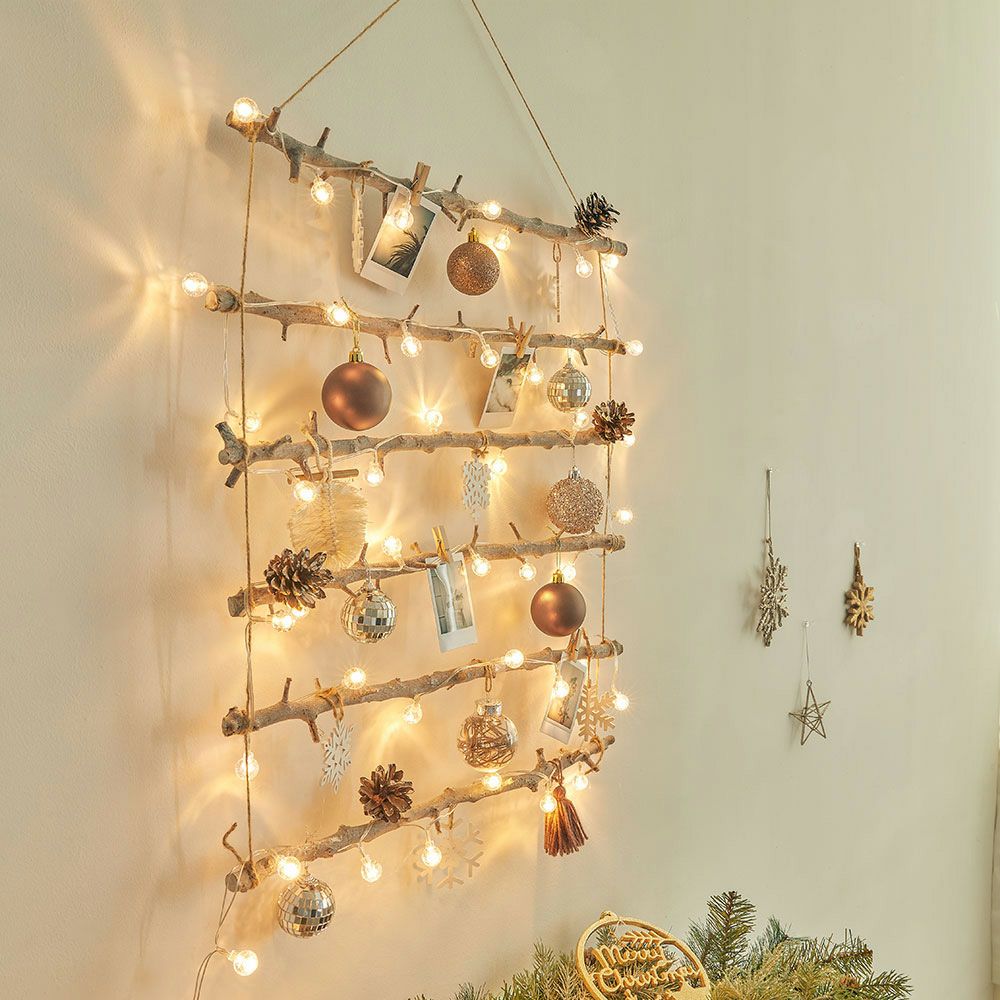 壁掛けツリーアンティークブラウンL